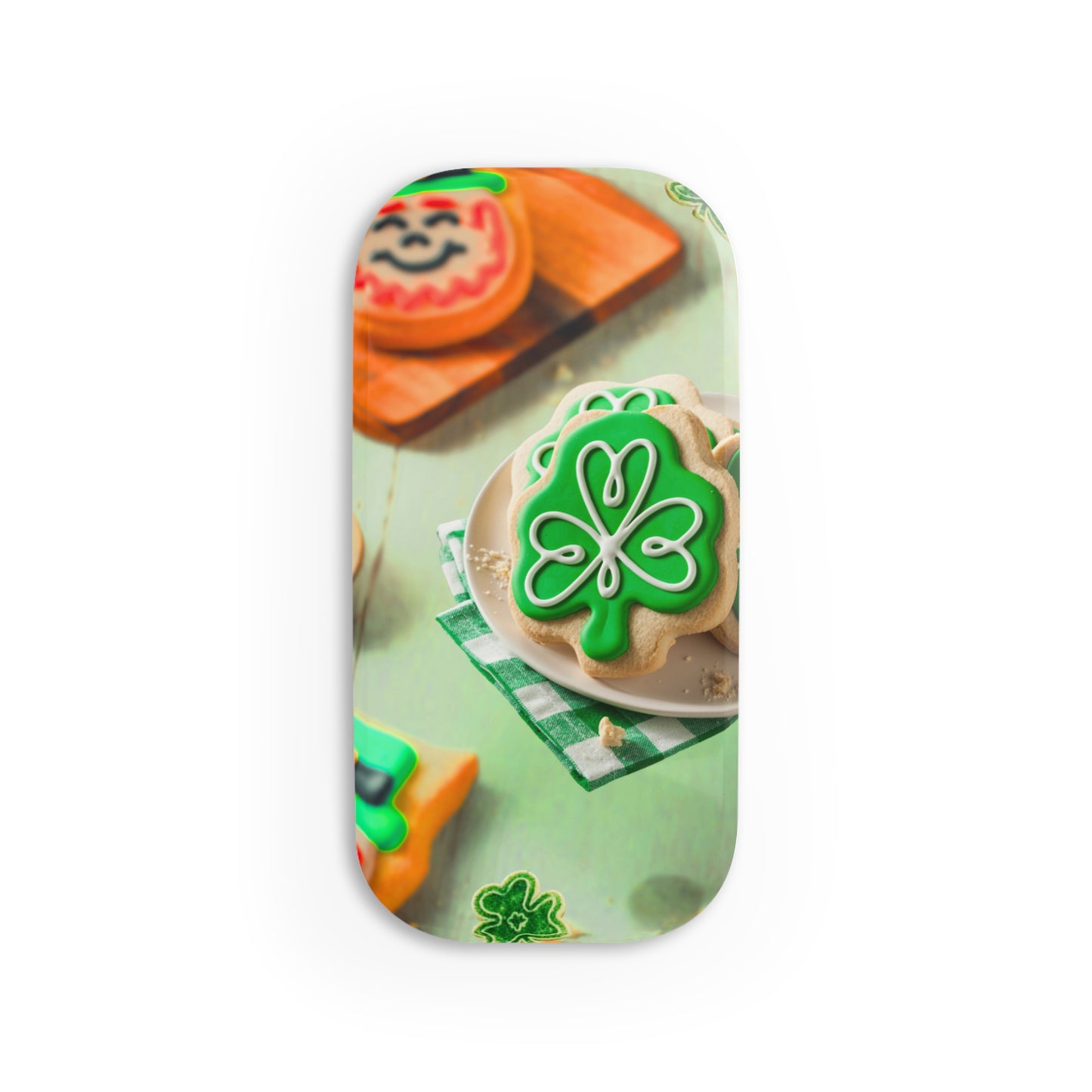 Phone Grip – Shamrock Cookie St. Patrick’s Day Design