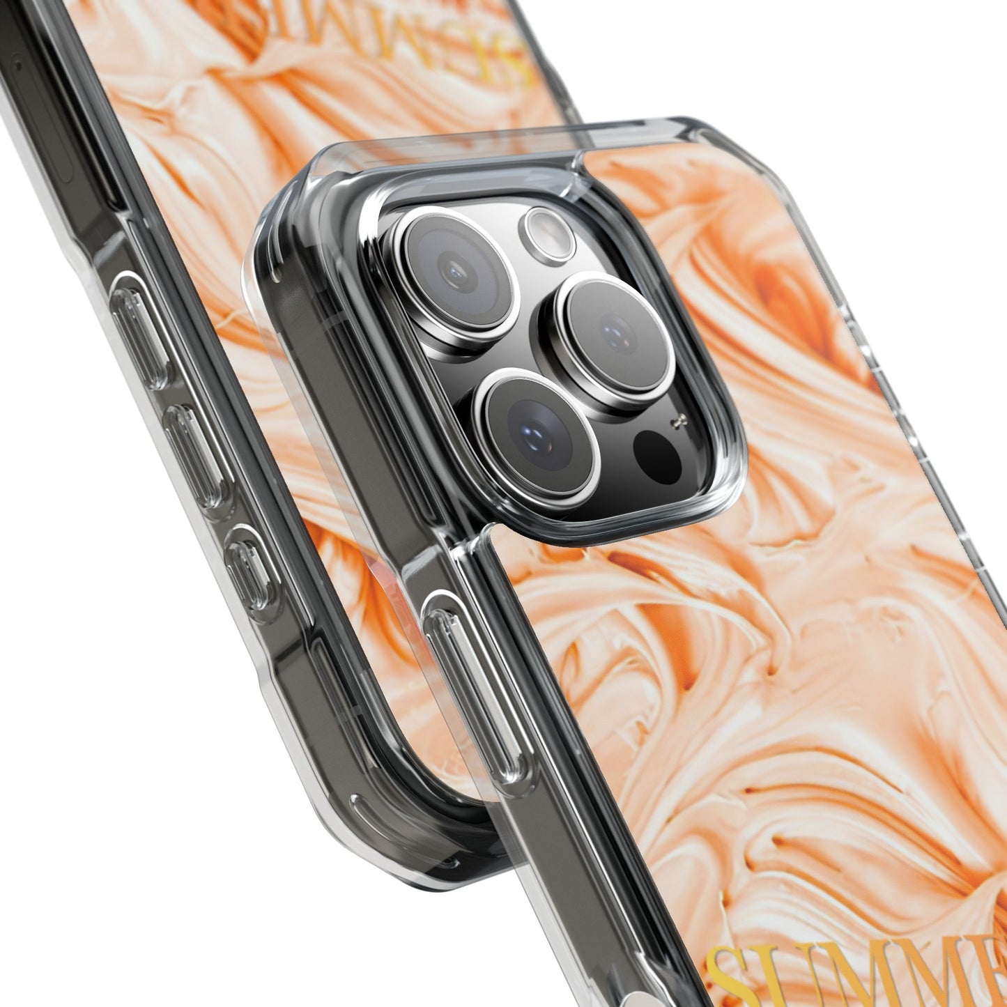Clear Phone Case – Peach Sorbet