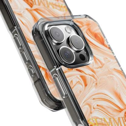 Clear Phone Case – Peach Sorbet