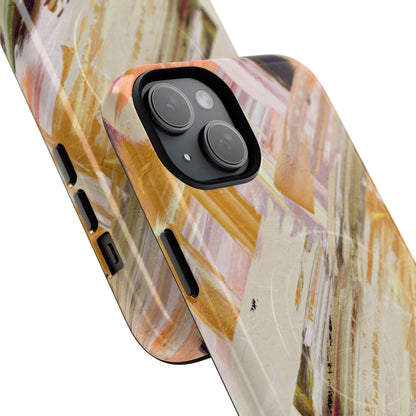 Protective Magnetic Phone Case – Brush & Bronze