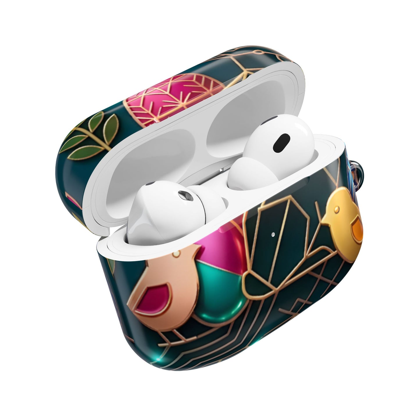 Earbud Case Cover – Jeweled Garden
