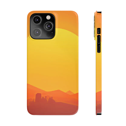 Slim Phone Case – Desert Sunrise