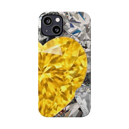 Slim Phone Case – Heart of Gold