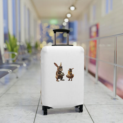 Luggage Cover – Clockwork Cottontail