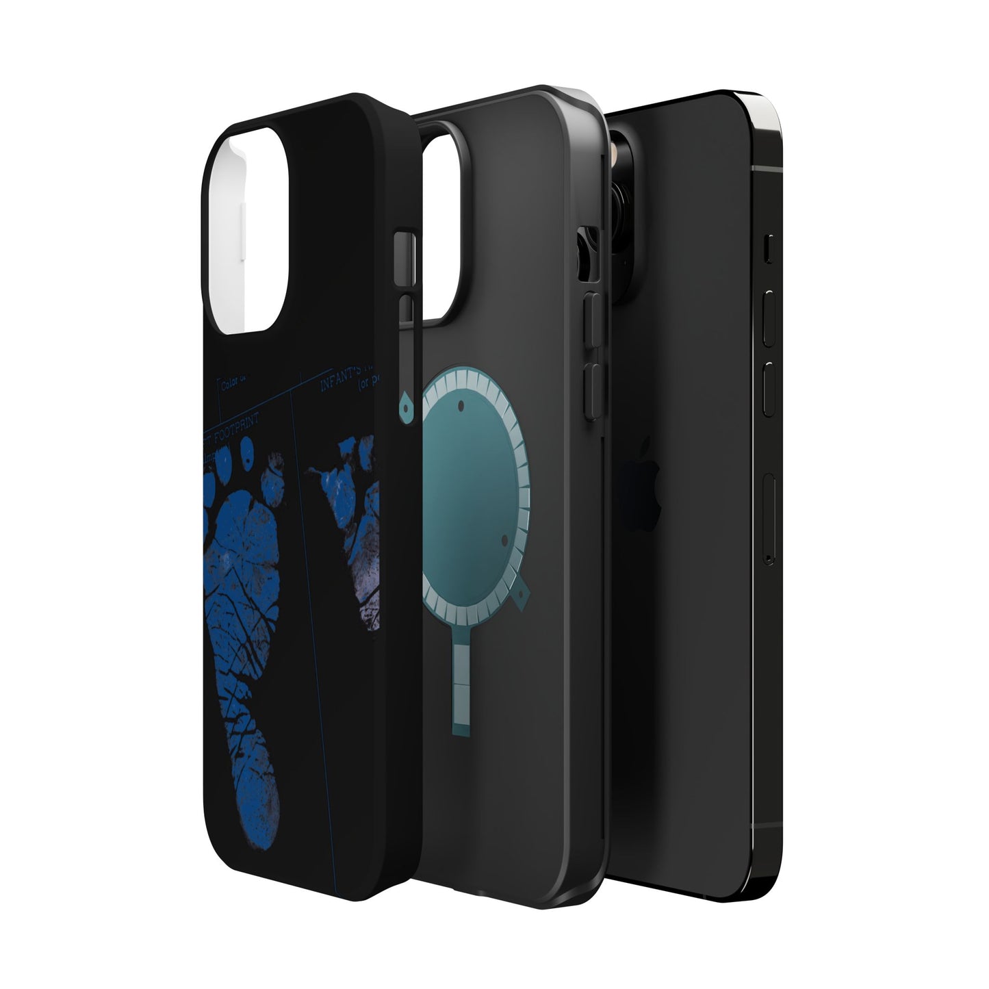 Wireless-Charging Compatible Case – Mom’s Little Blue Footprints