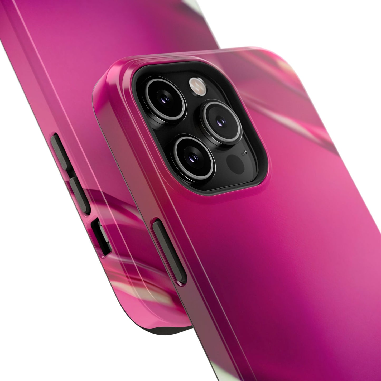 Impact-Resistant Phone Case – Magenta Motion