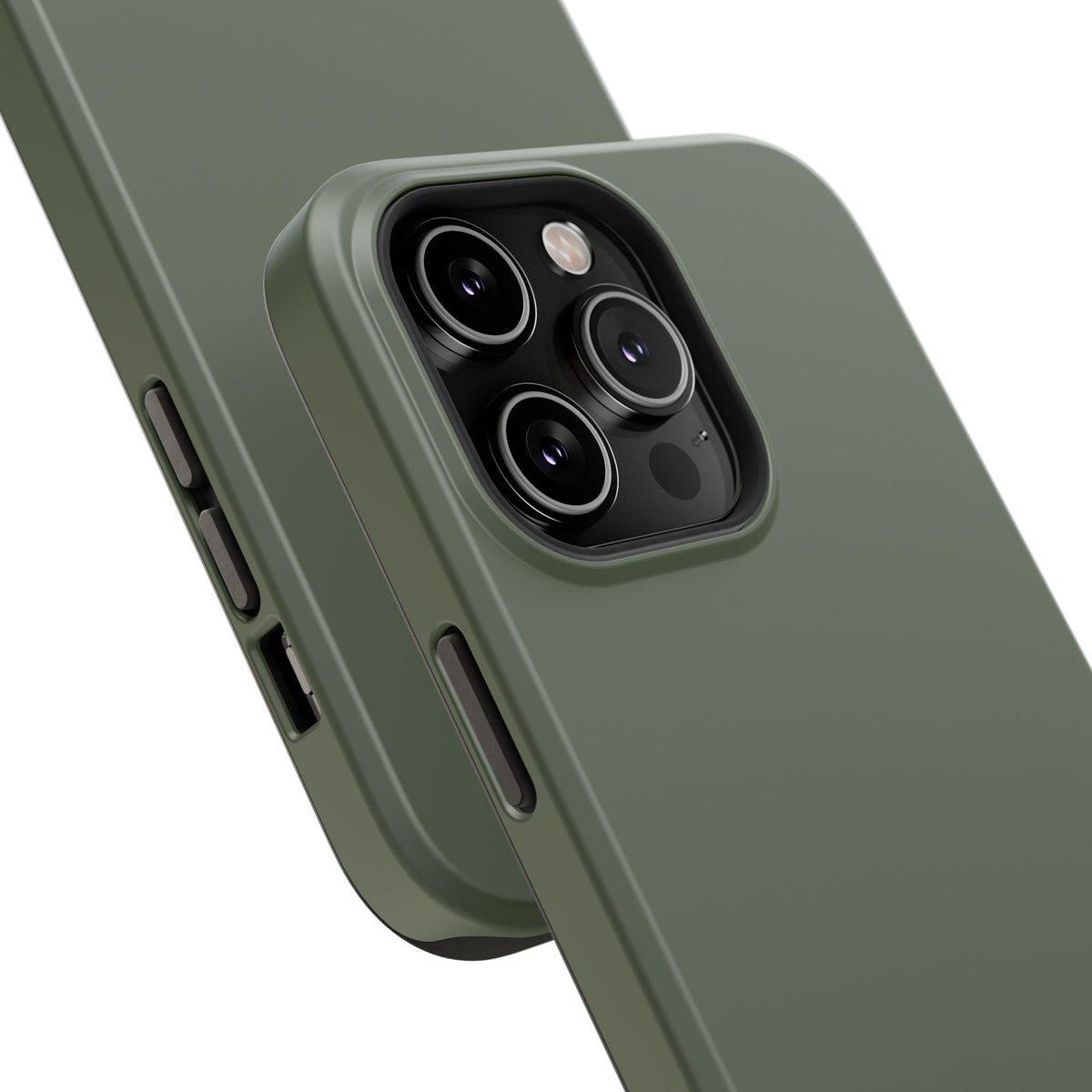 Impact-Resistant Phone Case — Military Green Protective Shockproof Cover