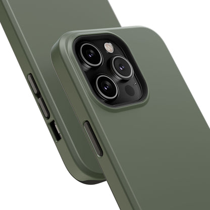 Impact-Resistant Phone Case — Military Green Protective Shockproof Cover