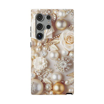 Impact-Resistant Phone Case – Ivory Opulence