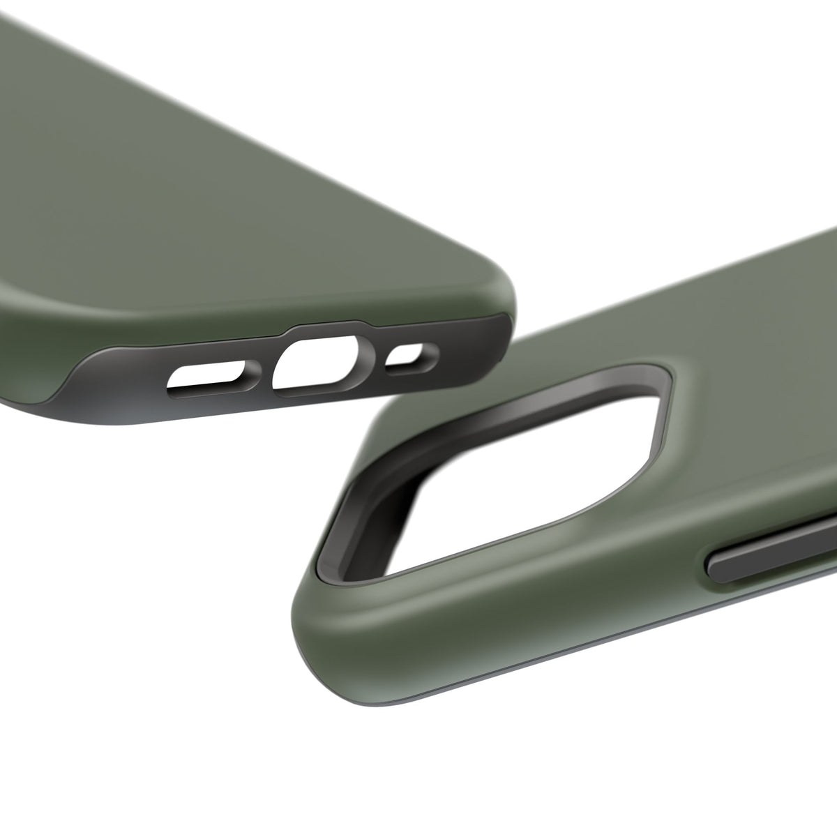 Impact-Resistant Phone Case — Military Green Protective Shockproof Cover