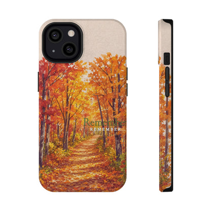 Impact-Resistant Phone Case – Autumn Remembered – Compatible with iPhone 11–17 & Samsung Galaxy S22–S26 Series