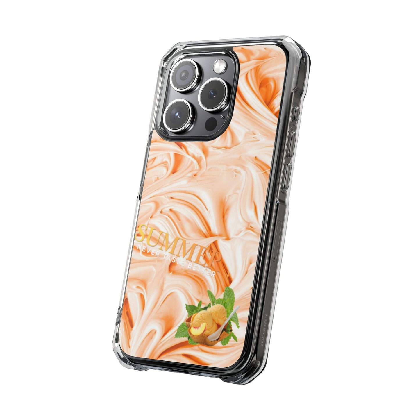 Clear Phone Case – Peach Sorbet