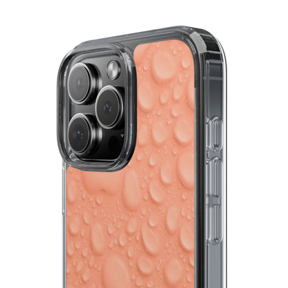 Clear Phone Case – Apricot Rain