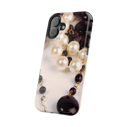 Wireless-Charging Compatible Case – Noir Pearl