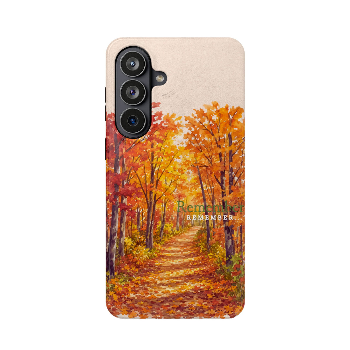 Impact-Resistant Phone Case – Autumn Remembered – Compatible with iPhone 11–17 & Samsung Galaxy S22–S26 Series