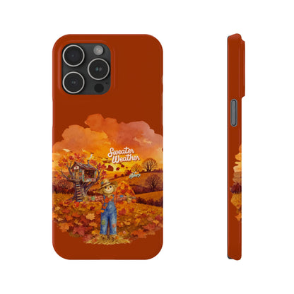 Slim Phone Case – Sweater Weather – Compatible with iPhone 11–17 Series