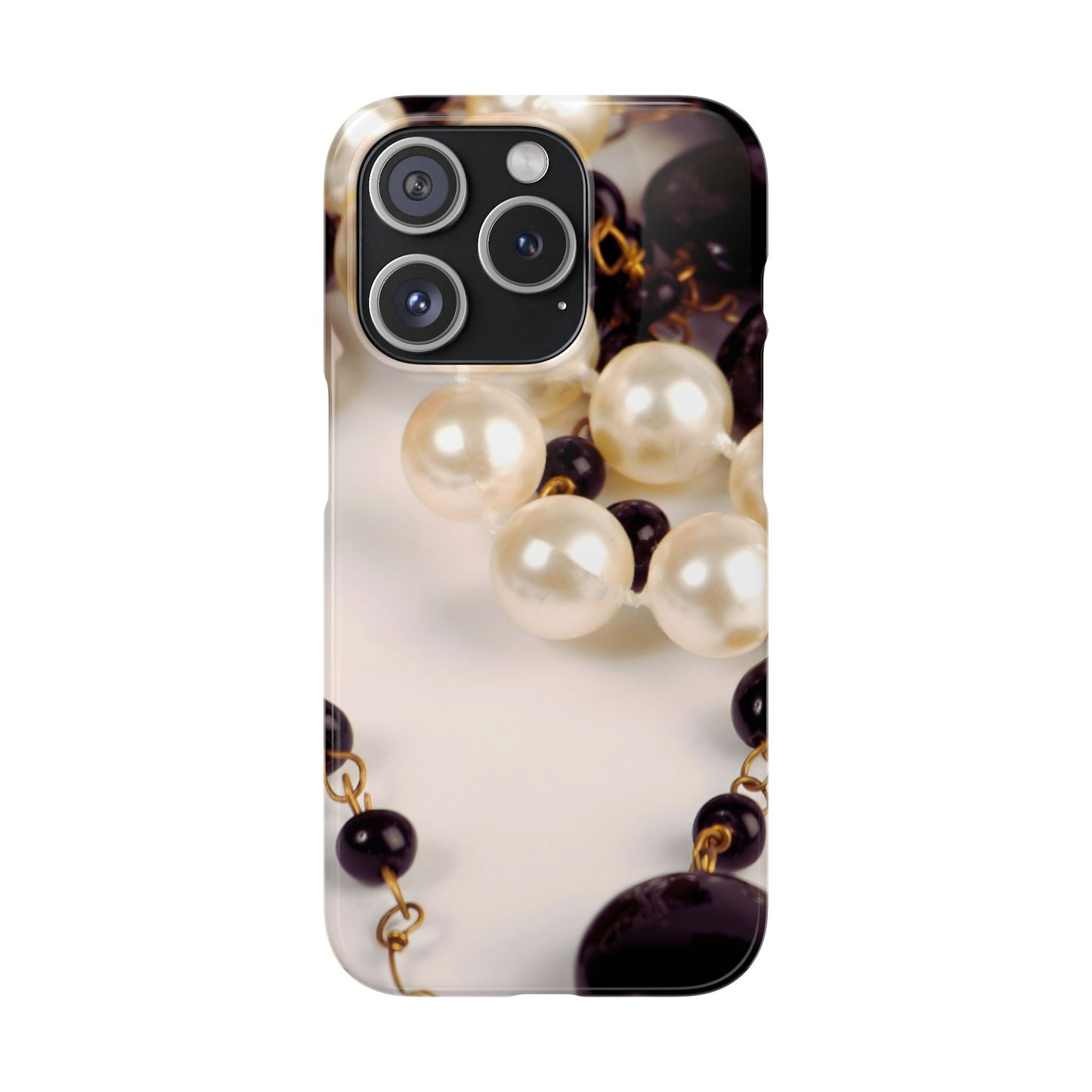 Snap Phone Case – Noir Pearl