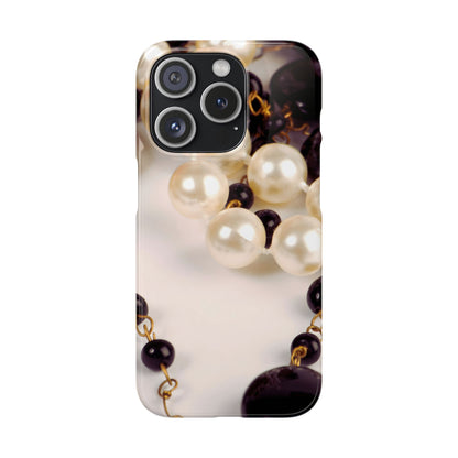 Snap Phone Case – Noir Pearl