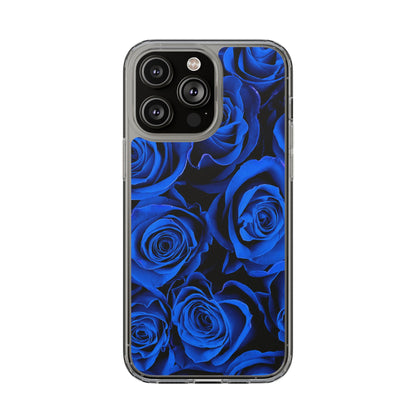 Clear Phone Case – Midnight Bloom