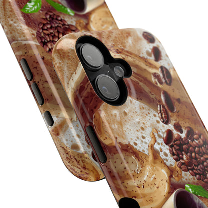 Impact-Resistant Phone Case – Love at First Sip – Compatible with iPhone 11–17 & Samsung Galaxy S22–S26 Series