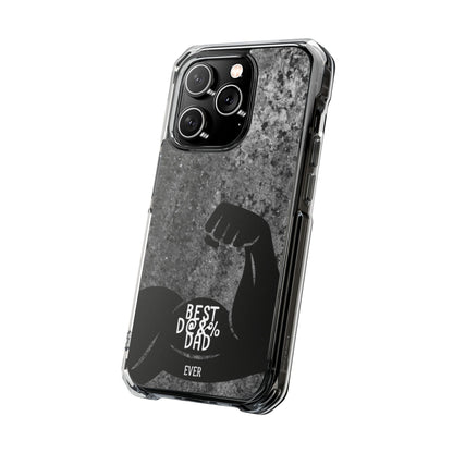 Clear Magnetic Phone Case – Best Dad Ever