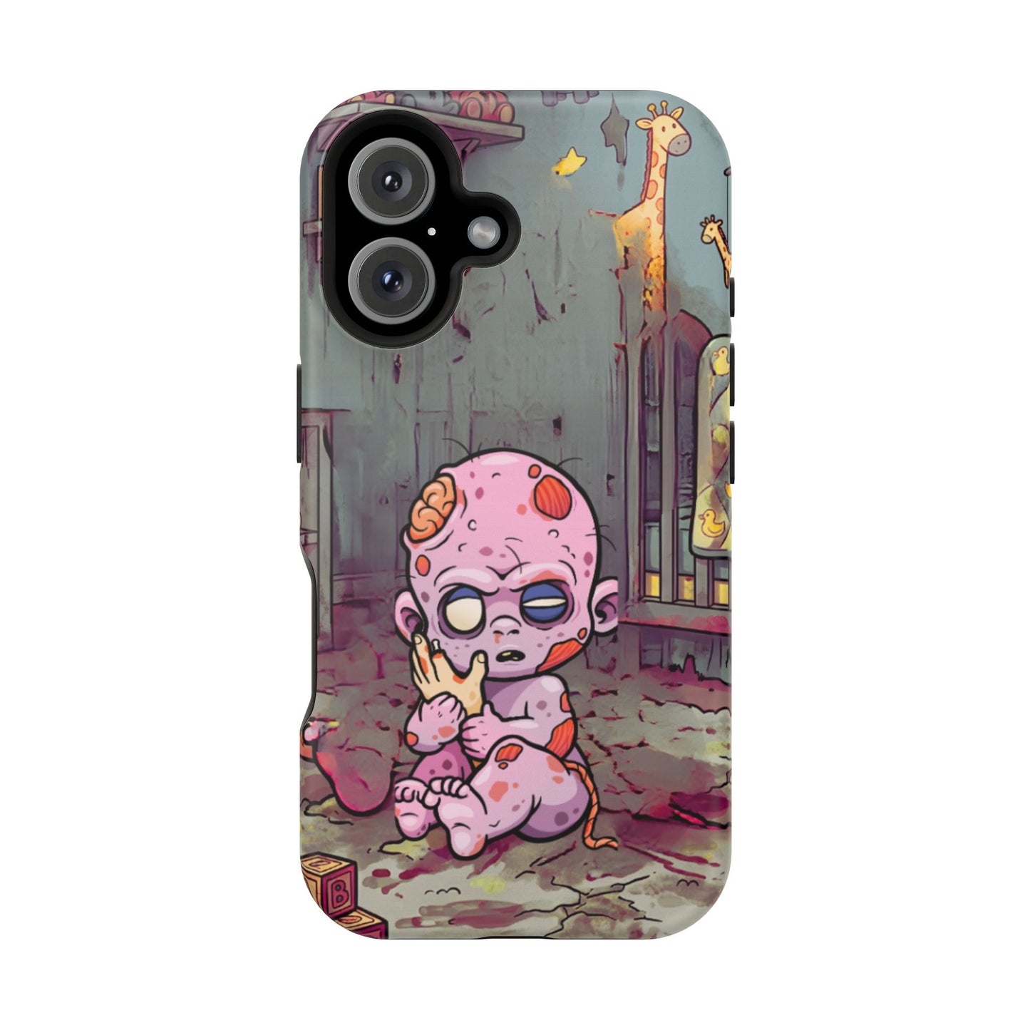 Zombie Baby Phone Case — Cute Creepy Impact-Resistant iPhone Case