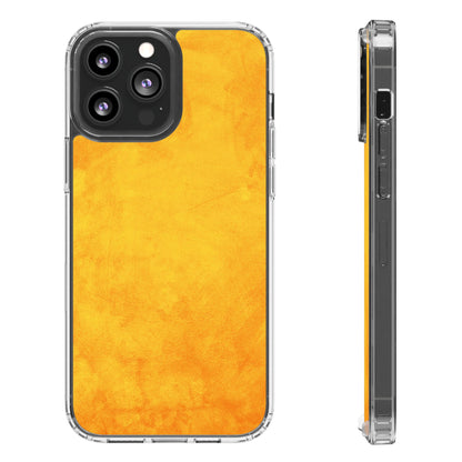 Clear Phone Case – Saffron Smoke