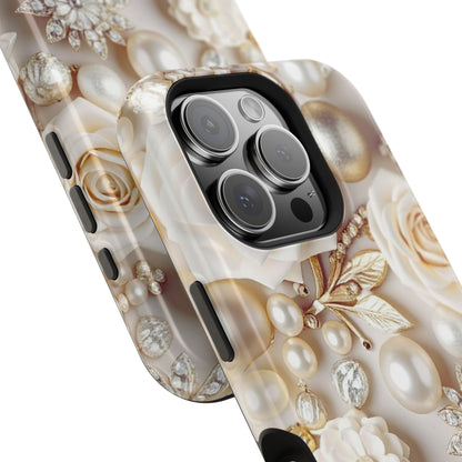 Impact-Resistant Phone Case – Ivory Opulence