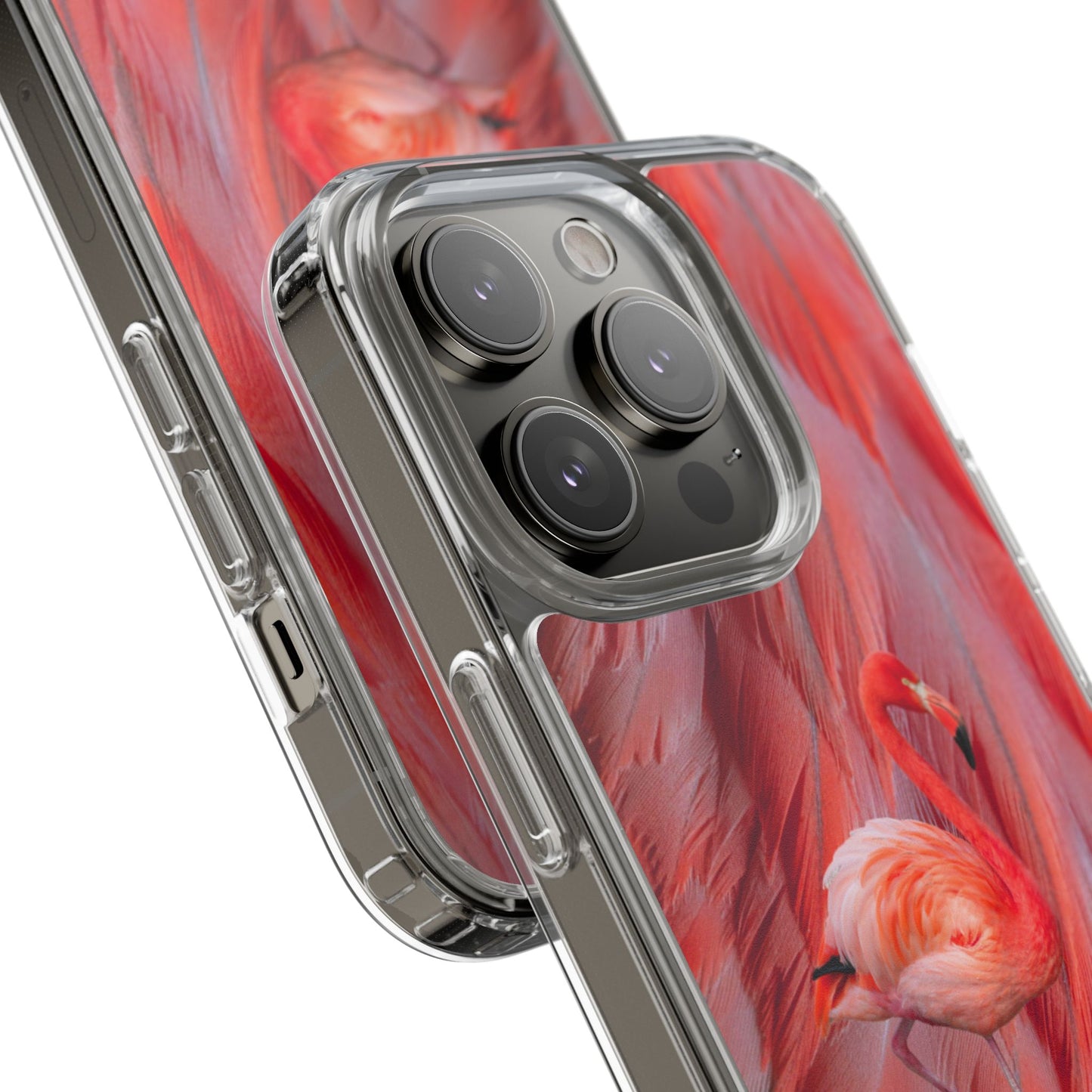 Clear Phone Case – Scarlet Plume