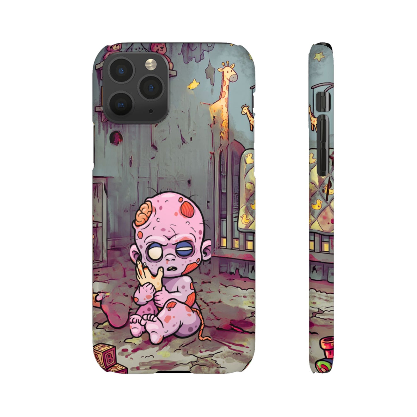Phone Case — Creepy Cute Zombie Baby Nursery Design