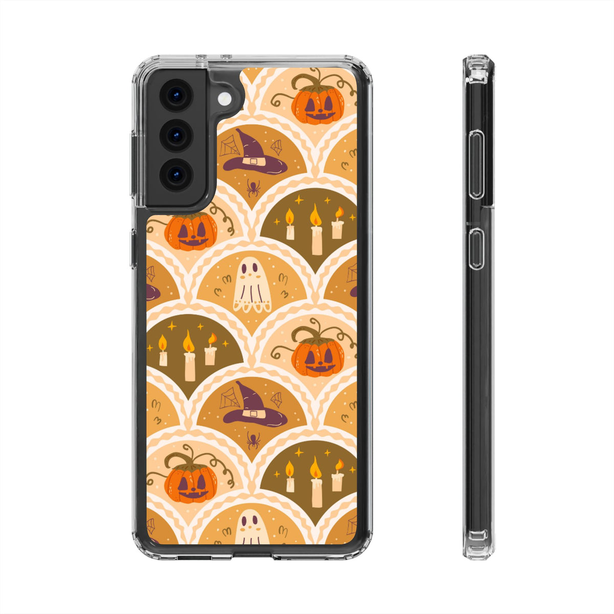 Clear Phone Case – Vintage Haunt – Compatible with iPhone 13–17 & Samsung Galaxy S25–S26 Series