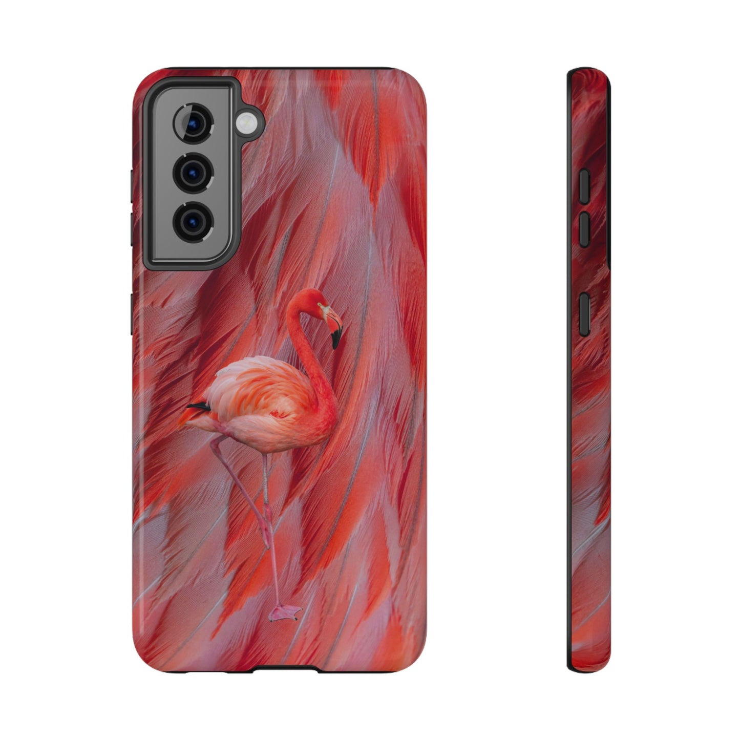 Impact-Resistant Phone Case – Scarlet Plume