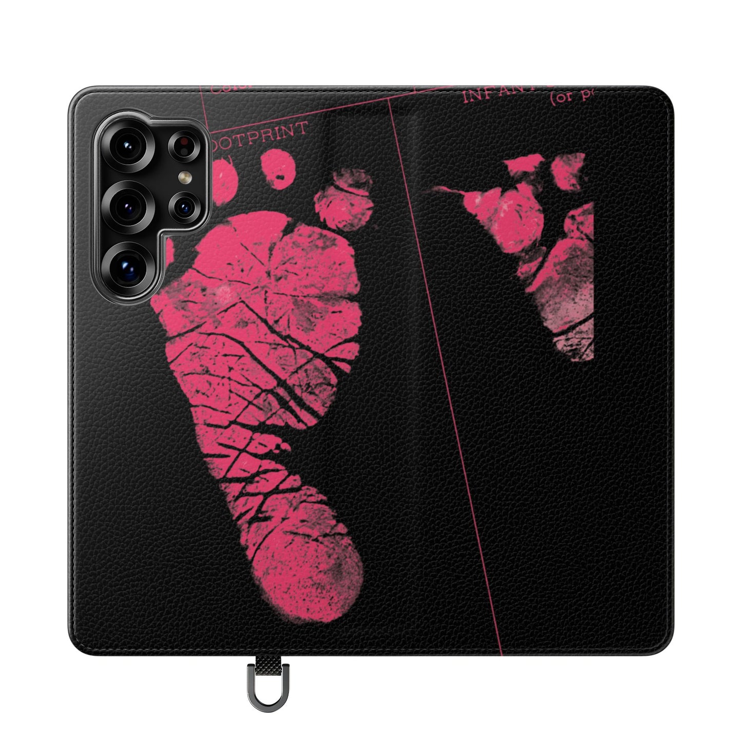 Flip Case – Mom’s Little Pink Footprints