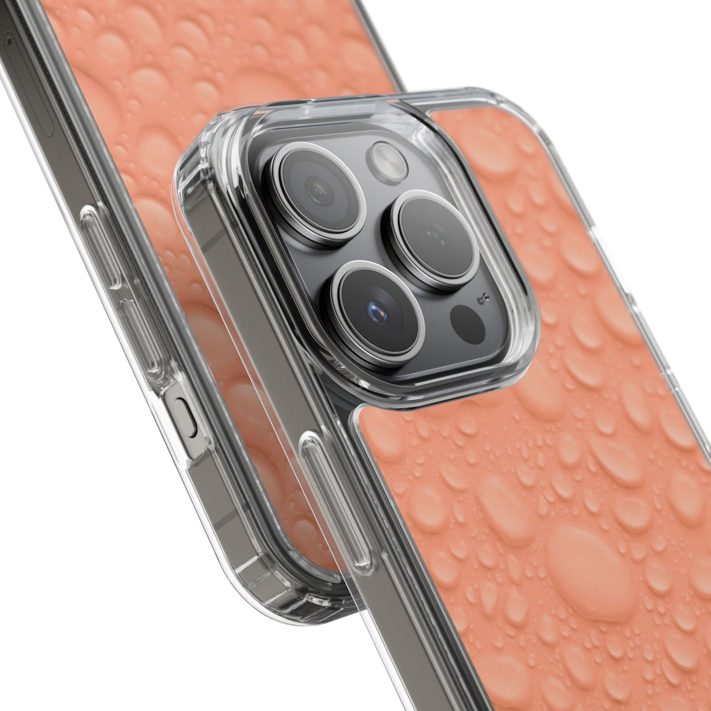 Clear Phone Case – Apricot Rain