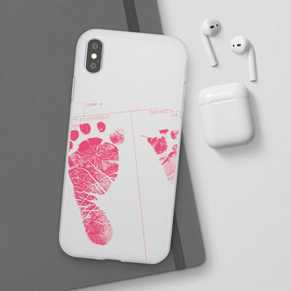Flexi Case – Mom’s Little Pink Footprints