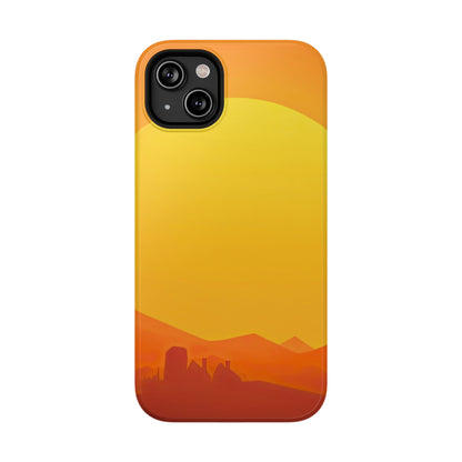 Impact-Resistant Phone Case – Desert Sunrise