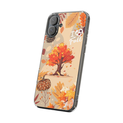 Clear Phone Case – Fall in Love
