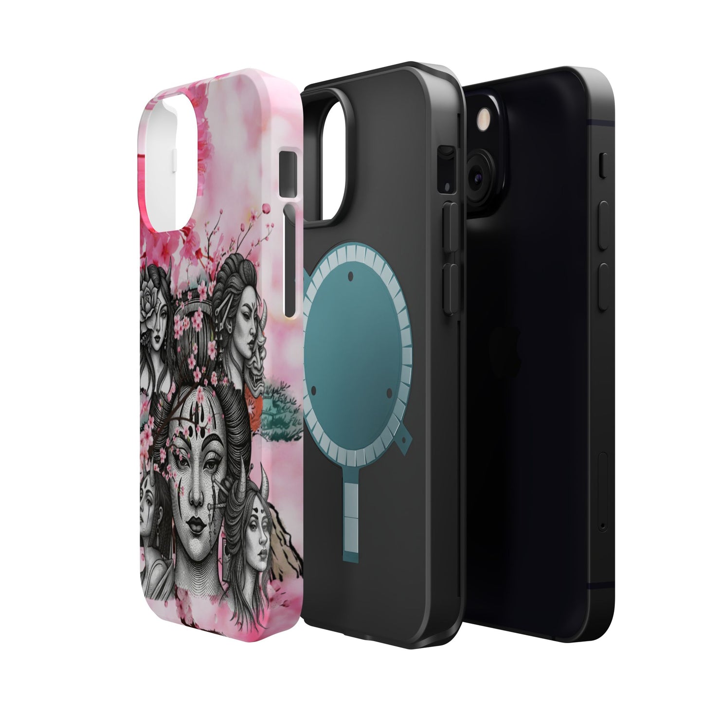 Wireless-Charging Compatible Case – Blossom & Thorn