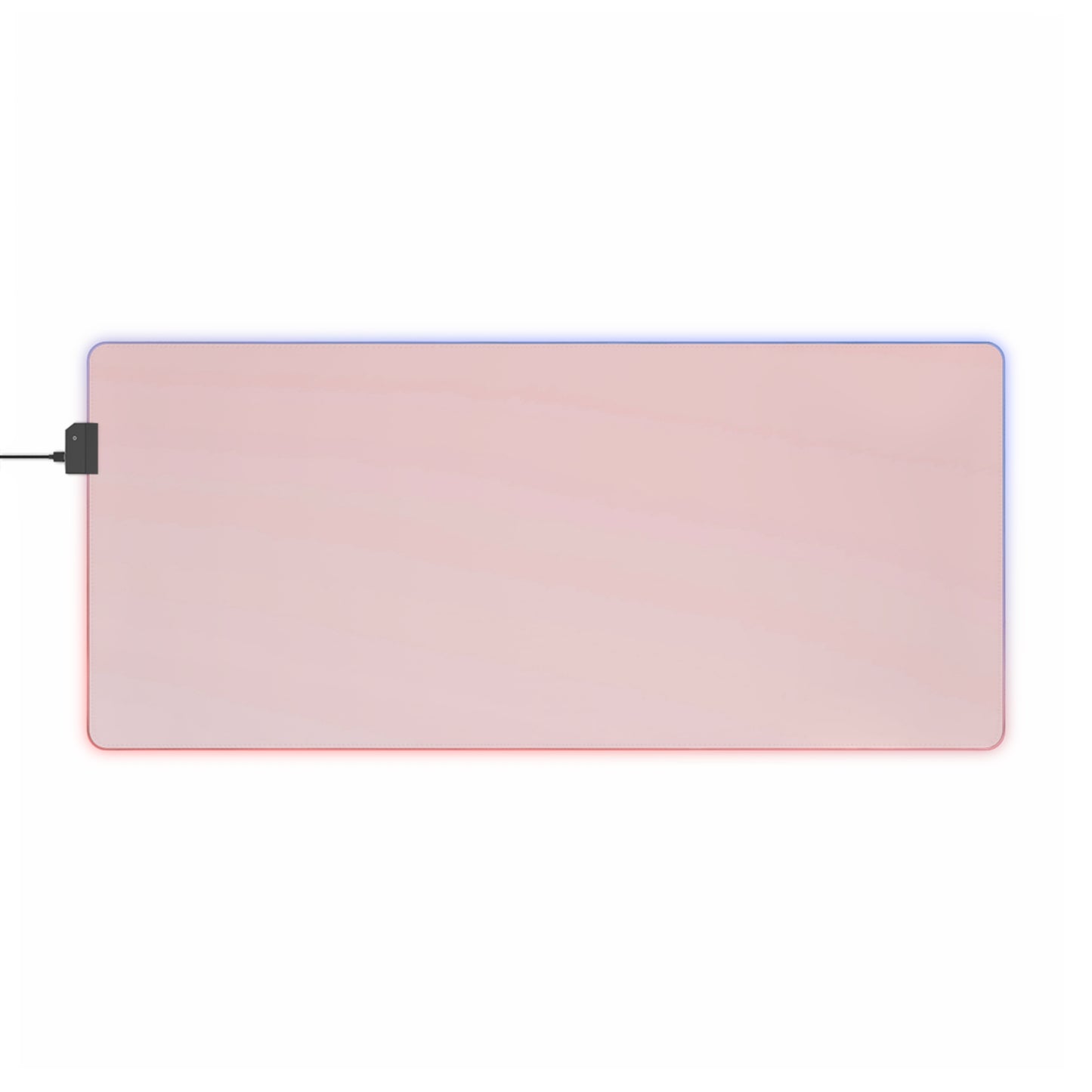 Gaming LED Desk Mat – Soft Blush