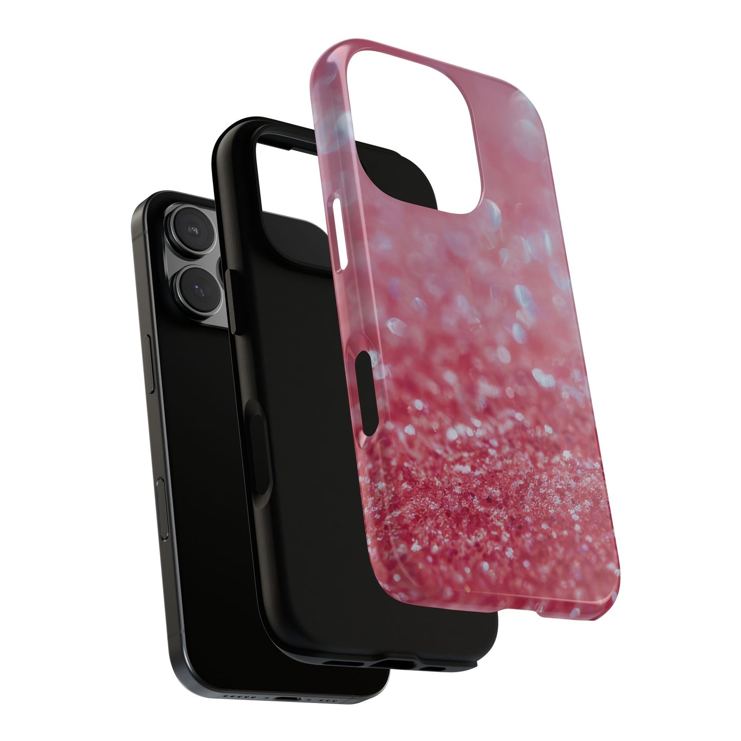 Protective Phone Case – Rosé Sparkle