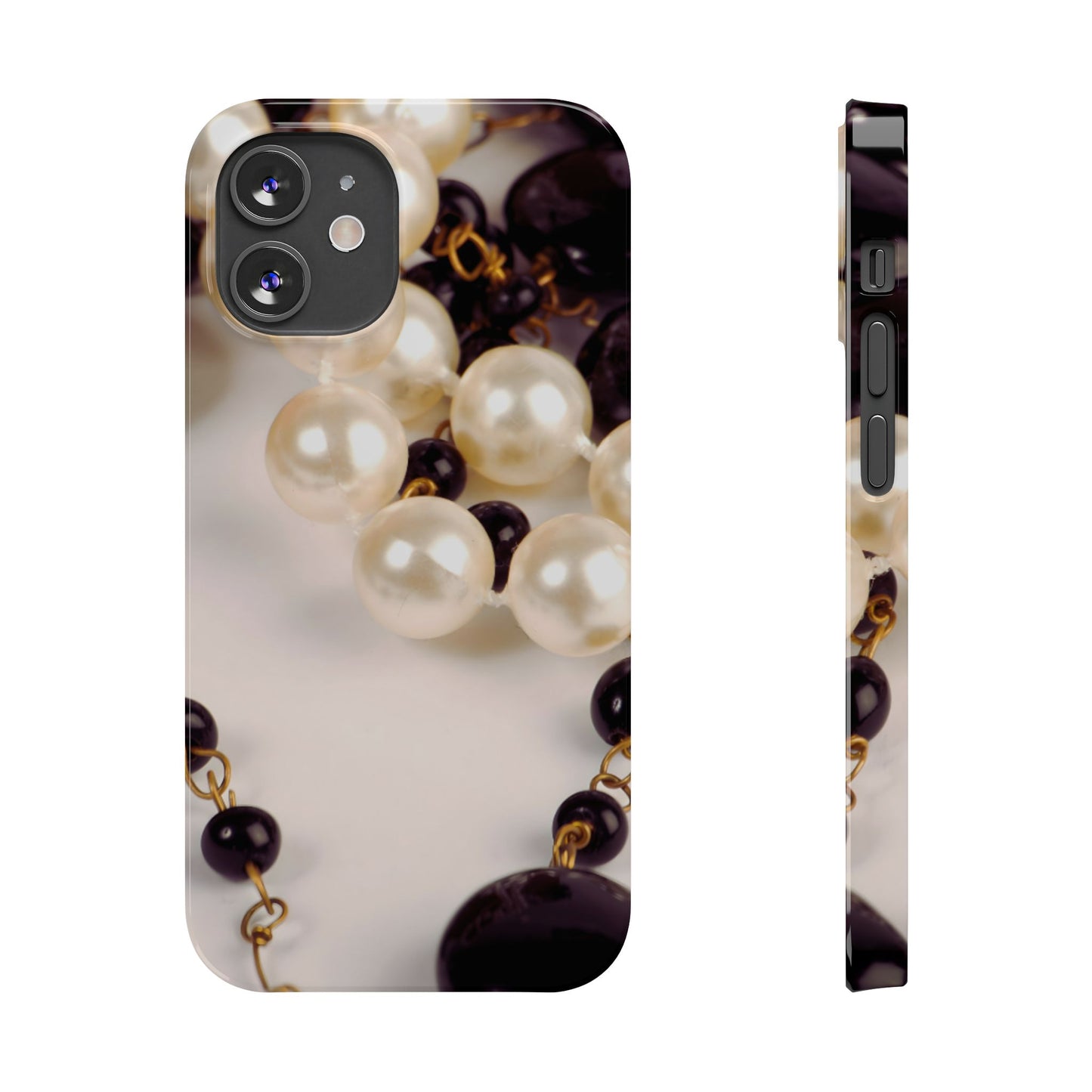 Slim Phone Case – Noir Pearl
