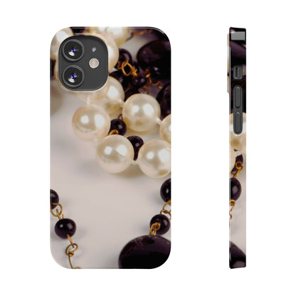 Slim Phone Case – Noir Pearl