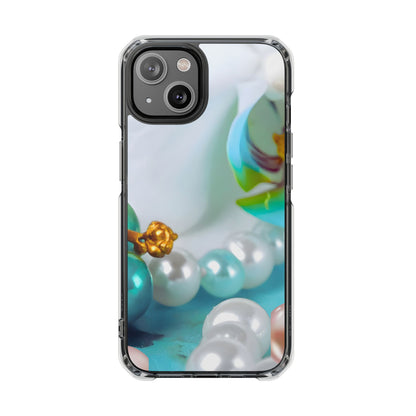 Clear Magnetic Phone Case – Mermaid's Pearl