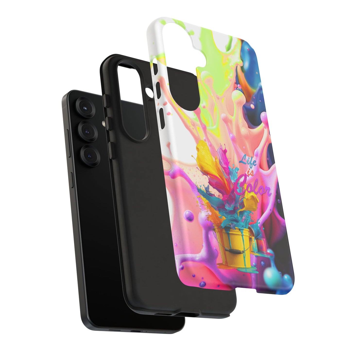 Color Splash Phone Case — “Life in Color” Protective Tough Case