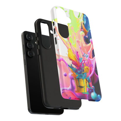 Color Splash Phone Case — “Life in Color” Protective Tough Case