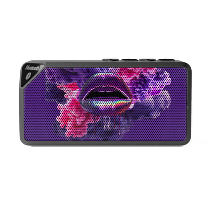 Portable Bluetooth Speaker – Purple Haze Lips