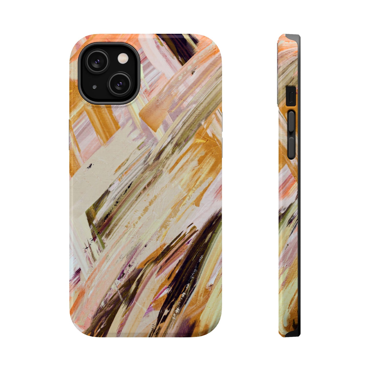 Wireless-Charging Compatible Case – Brush & Bronze