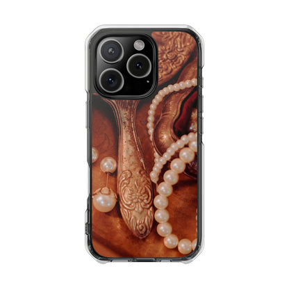 Clear Magnetic Phone Case – Bronze Vanity