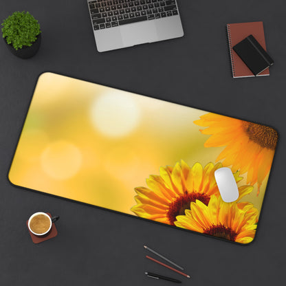 Desk Mat – Sunlit Sunflowers