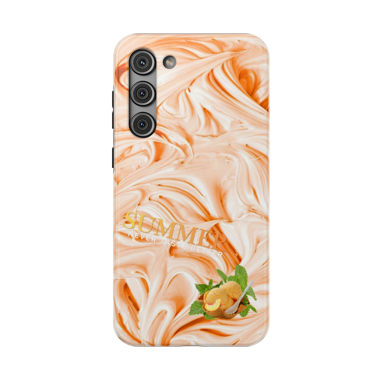 Impact-Resistant Phone Case – Peach Sorbet